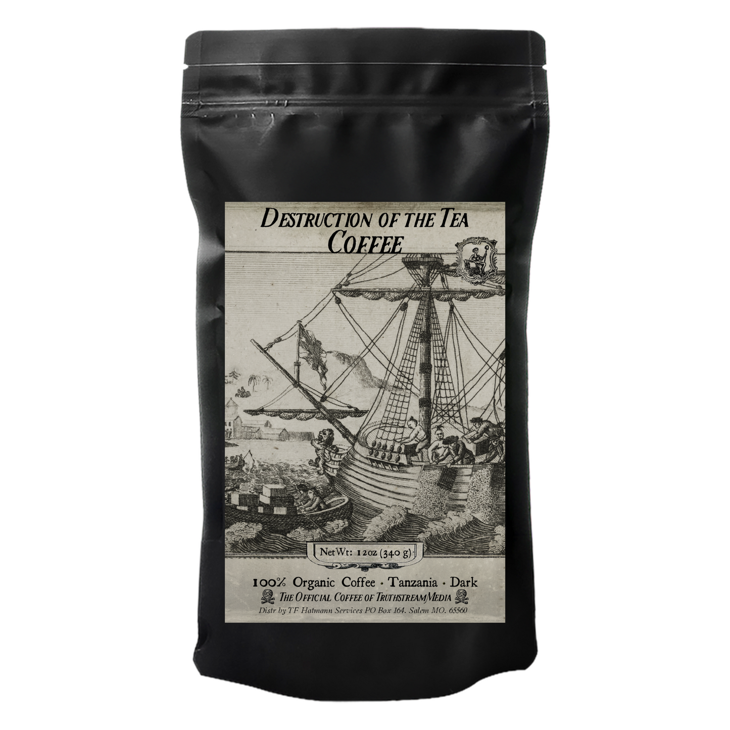 12oz Tanzania-Kilimanjaro - Roast Level: Dark
